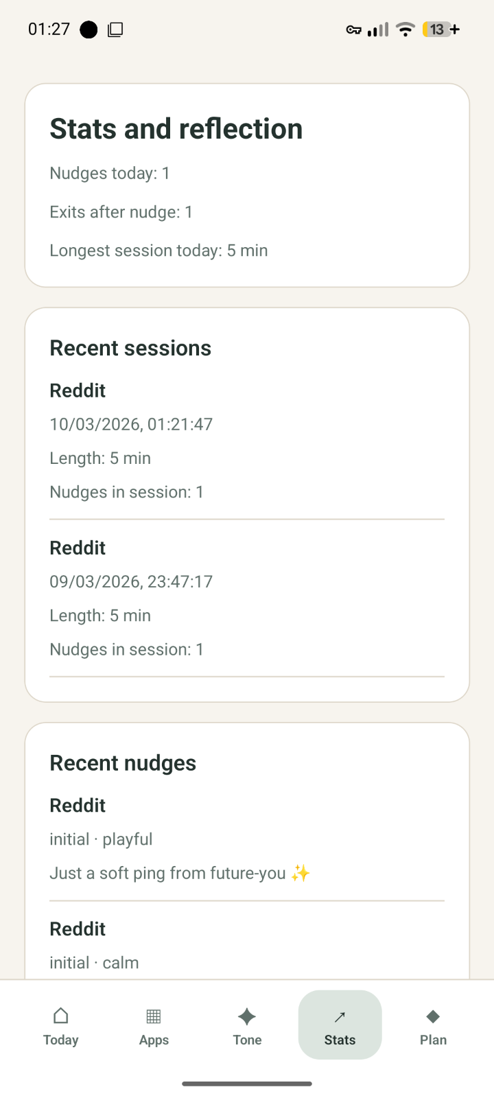 Reflect screenshot 4